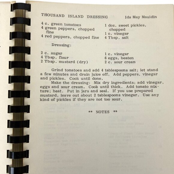 Talk About Good Cooking Bogata Texas 2nd Ed 1981 Spiral-Bound Church Cookbook - Picture 15 of 15